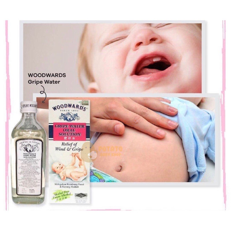 Woodwards Gripe Water / Cua Cui Sirup Anti Kolik Kembung - Pereda Nyeri Tumbuh Gigi