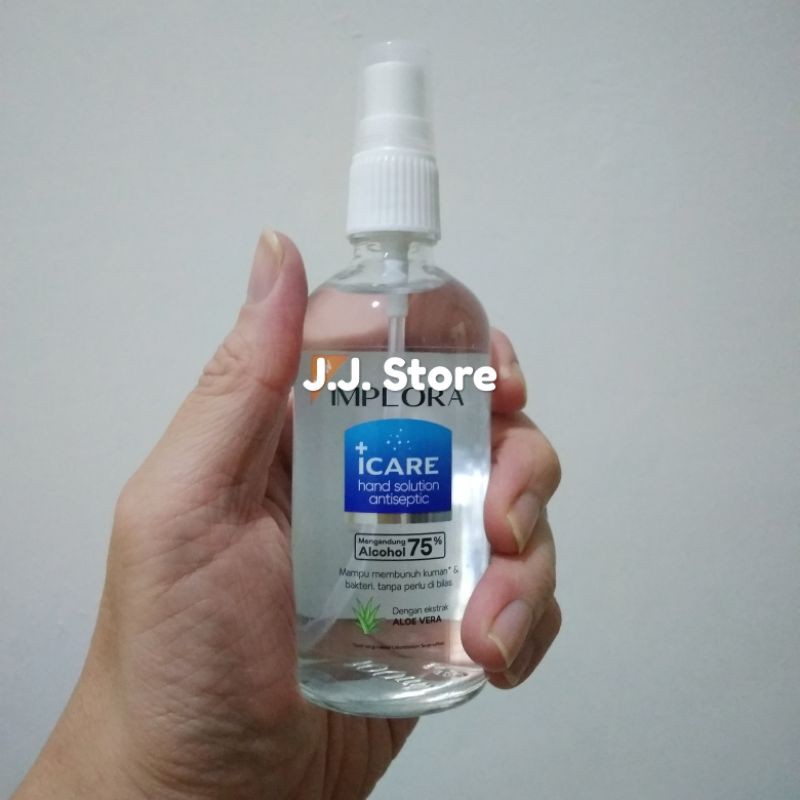 IMPLORA iCare 100ml Hand Sanitizer Cair SPRAY