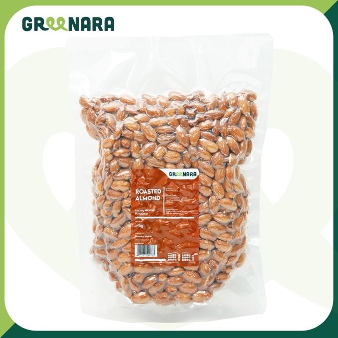 

Roasted almond 1kg / kacang almond panggang 1kg