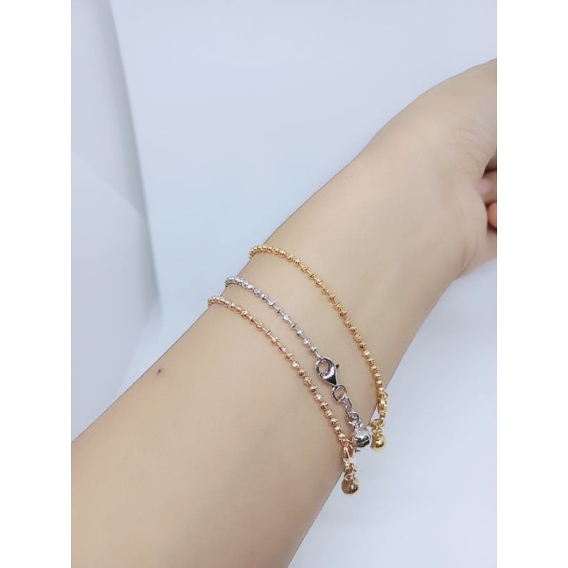 gelang bijilada ukir variasi + 1bel silver925 / gelang tangan perak asli lapis mas/ gelang fashion