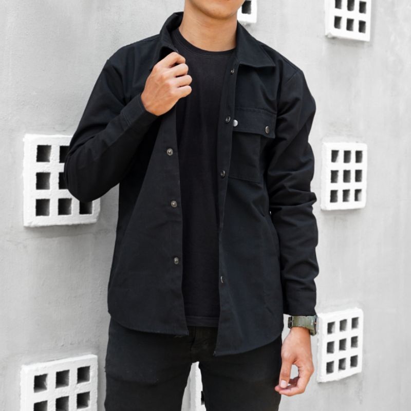 Jaket Semi Parka Pria - Jaket Semi Parka - Parka Pria - Jaket Parka Cowok - Trucker Jacket - Jaket K