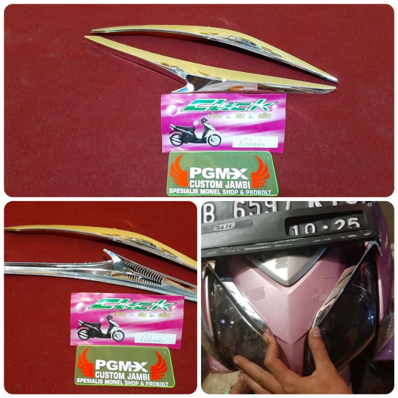 List Garnish Lampu Utama Vario Lama 110 Karbu Original Thailand