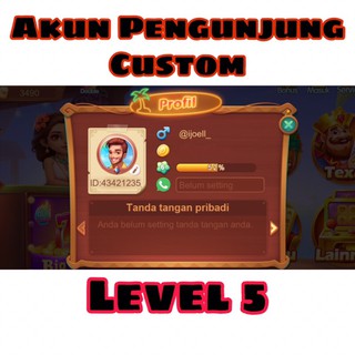 Jual Akun Pengunjung Higgs Domino Level 5 Shopee Indonesia