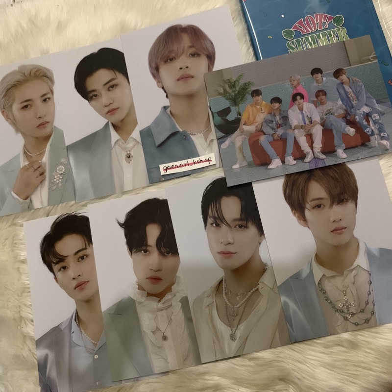 READY STOCK | POSTCARD- NCT DREAM MD HOT SUMMER JISUNG JENO JAEMIN RENJUN MARK HAECHAN JISUNG CHENLE
