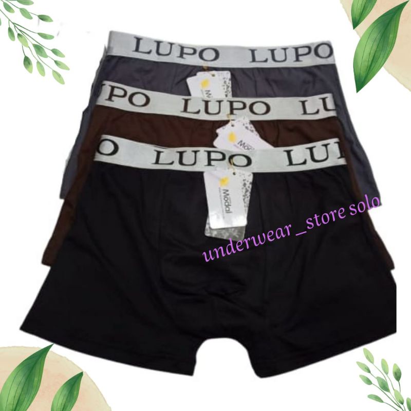 Celana Boxer Pria Remaja LUPO / Celana Dalam Boxer Pria LUPO /Celana Pendek LUPO