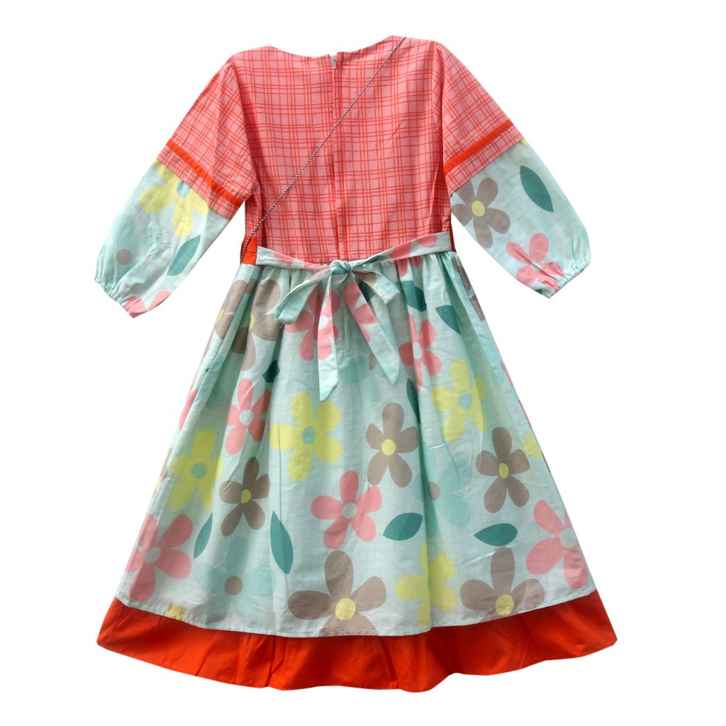 Two Mix Baju Muslim Anak - Gamis Anak Perempuan - Pakaian Muslim anak perempuan 4030-4