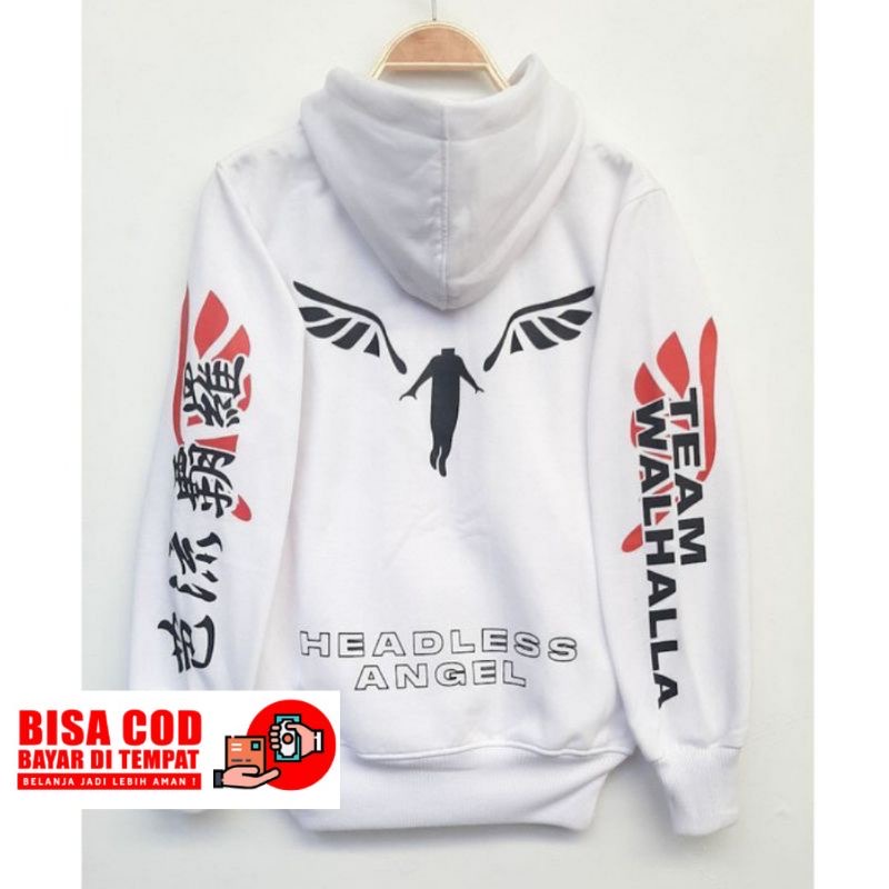 HOODIE TOKYO REVENGERS TOMAN PREMIUM TEBAL PURINSU ANIME VALHALLA WALHALLA TENJIKU BLACK DRAGON BRAH