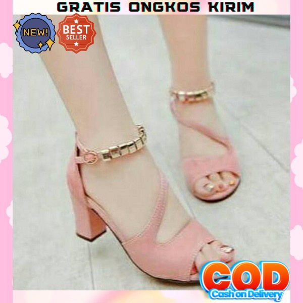 Sendal Heels Wanita Terbaru Kekinian 2022 Sandal Kondangan Ibu Ibu Hils Kerja Wisuda Bisa Cod Sendal