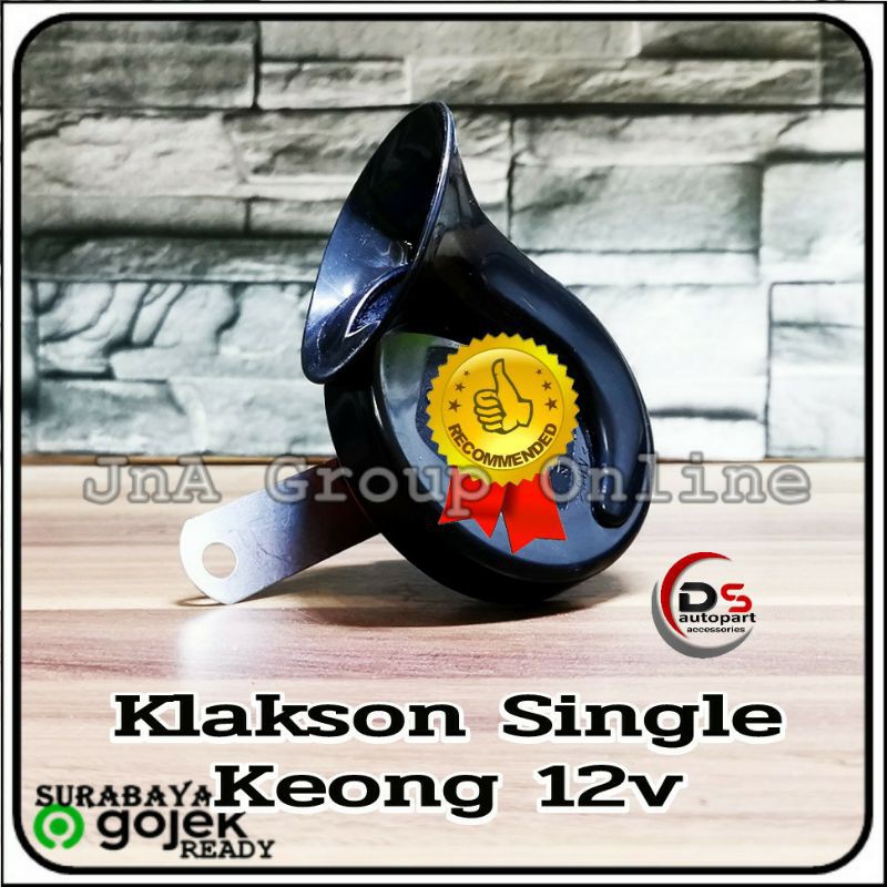 Klakson Keong Single 12V - buat Motor Single