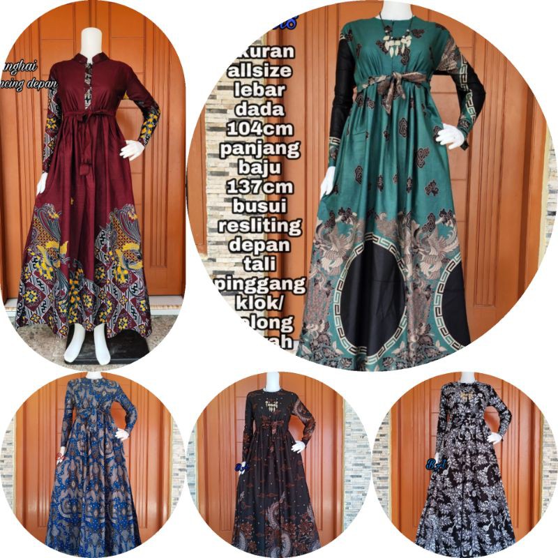 Gamis batik jumbo gamis 2021 motif terbaru terlaris baju gamis wanita bennieby gamis syar'i gamis ba
