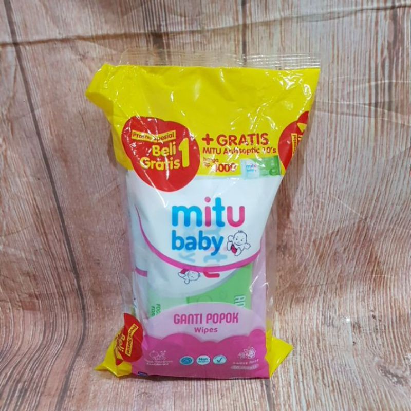 Mitu Baby Tissue basah 50 beli 1 gratis 2