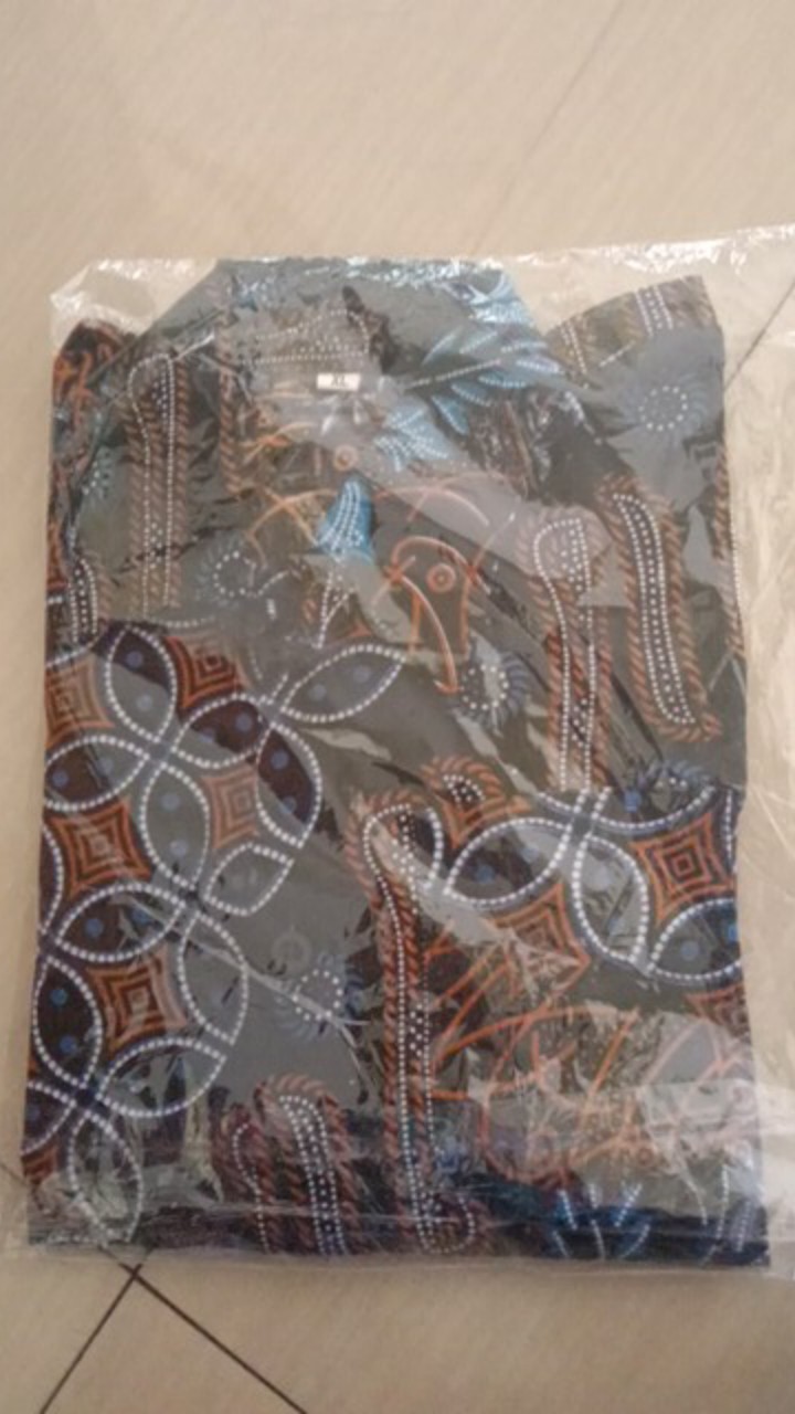 Baju Batik Anak Kemeja Lengan Panjang