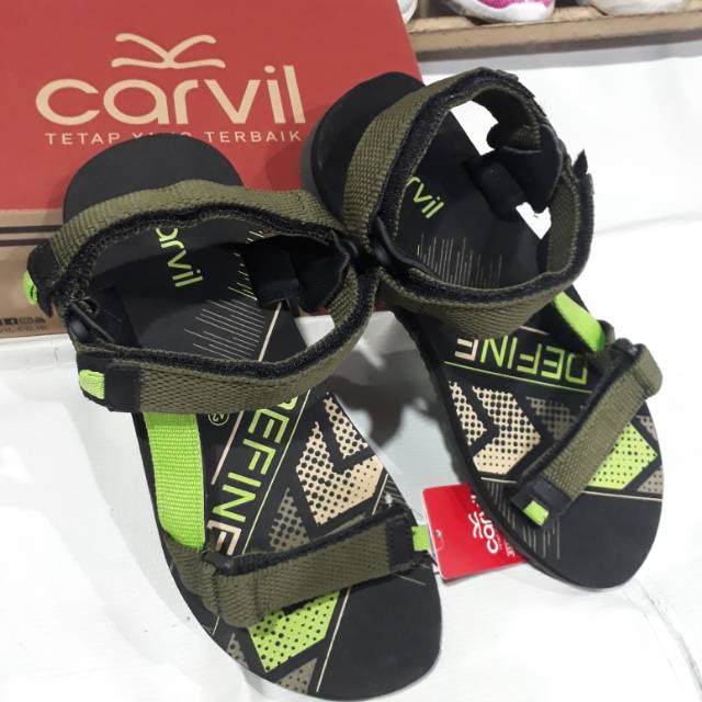 Sandal gunung pria CARVIL original sandal gunung spons