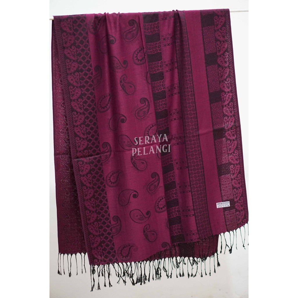 Pashmina Cashmere Keong 23 | Motif | Selendang | Scarf | Syal | Shawl | Pasmina | Souvenir | Hadiah Ulang Tahun | Birthday Gift | Aksesoris Fashion Wanita | Premium Import Quality | Grosir Murah