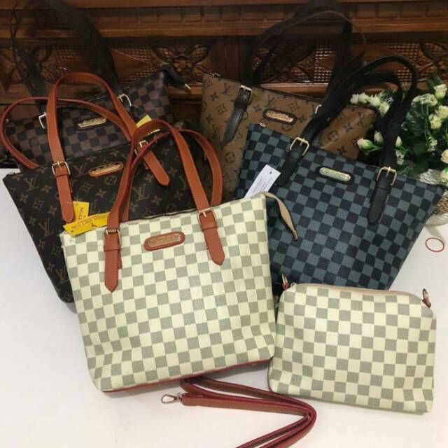 Totebag LV import 2 in 1 super