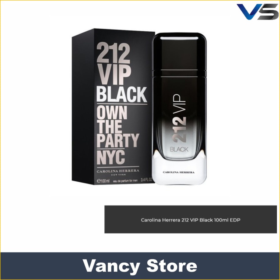 Parfum Original CH 212 VIP Black Men 100ml EDP