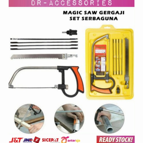 [COD] Magic Saw 3in1 Gergaji Serbaguna Kayu Besi Pipa Multifungsi Set 3 Way Blade Lentur Kuat dan Awet