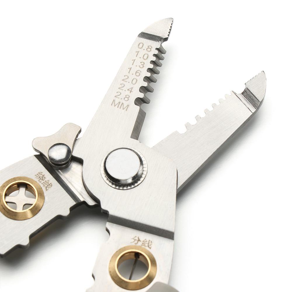 Chookyy Wire Stripper Repair Non-Slip Grip Handle Penjepit Crimper Rumah