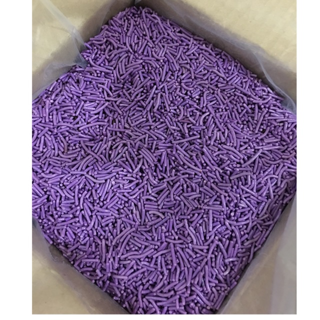 Meses LAGIE butir coklat warna UNGU Purple enak repack 250 gram