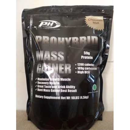 prohybrid Ph mass gainer whey protein 10 lbs