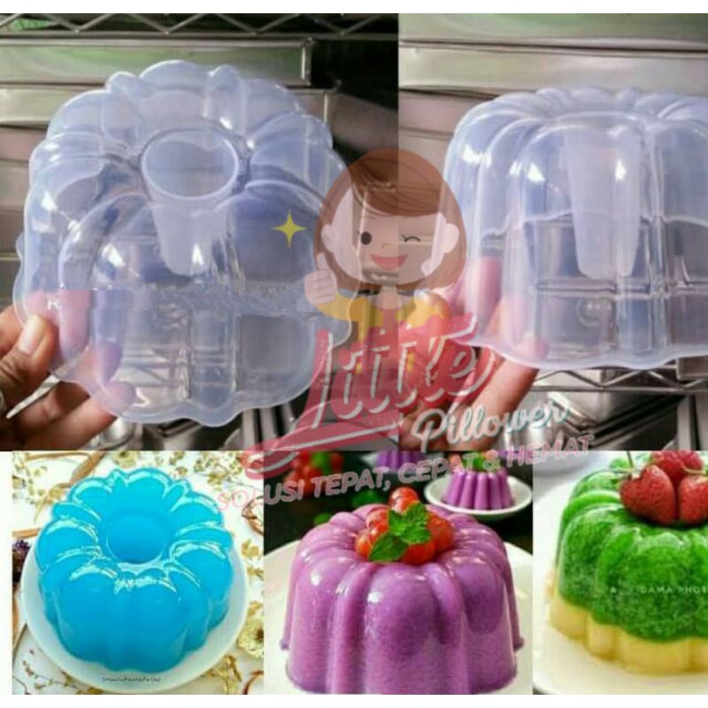 (AMERIKA SUPER MINI) Cetakan Puding Amerika Mini Owl Plast