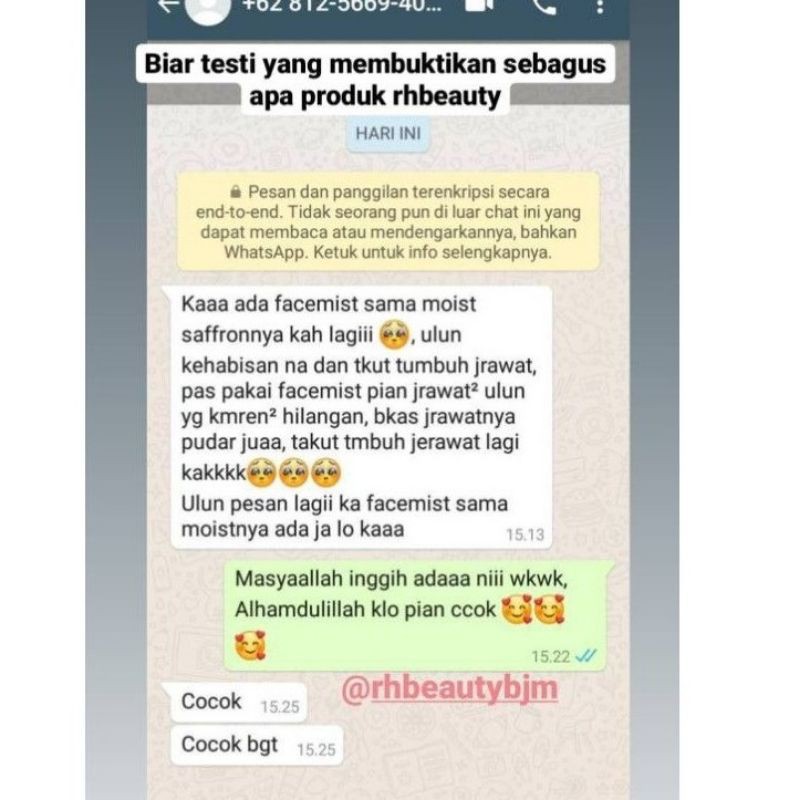 ‼️READY‼️FACEMIST SAFFRON 100ml ORGANIK || Spray glowing (WAJIB DI SIMPAN DI KULKAS) READY STOK! // TONER SAFFRON /BEST SELLER