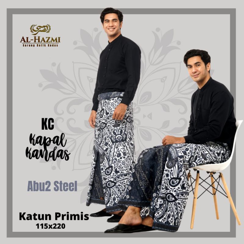 Sarung Batik Kapal Kandas Cotton 100% Sarung Alhazmi/Sarung batik Primis/ sarung khas jawa/ sarung j