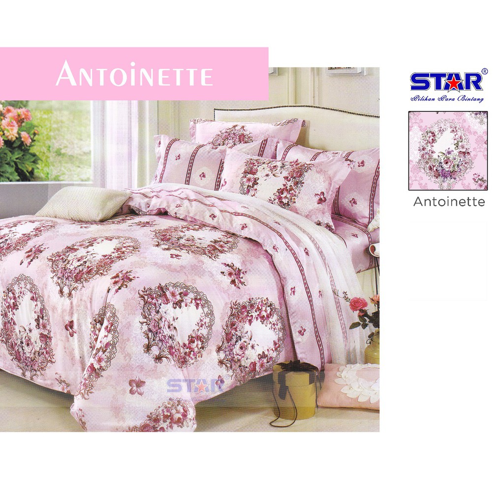 Vhepra Sprei Katun Motif Antoinette