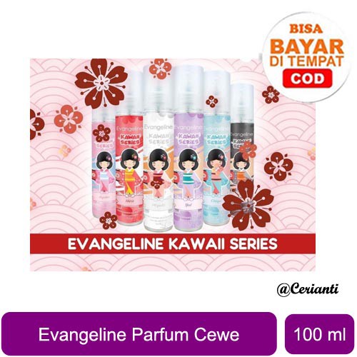 PARFUM EVANGELINE KAWAII SERIES COLOGNE 100ML - PARFUM EVANGELINE KAWAII