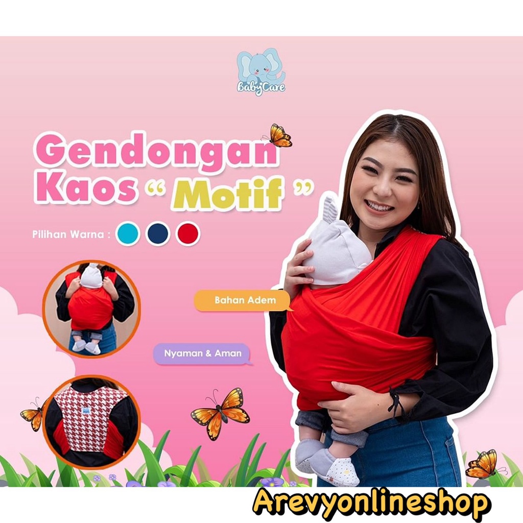 Gendongan Bayi Premium Geos Pro Motif Babycare Arevyonlineshop Up to 15kg