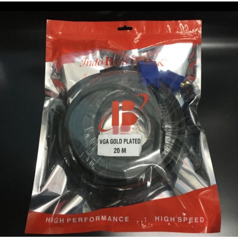 Kabel VGA Gold 20meter / kabel VGA 20m / VGA gold 20meter