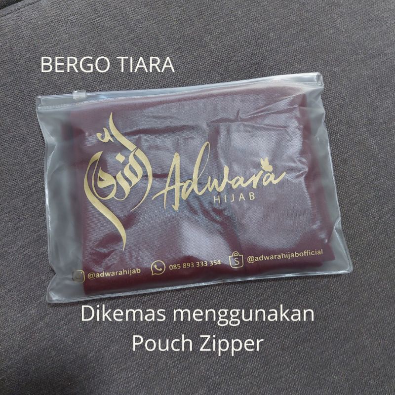 ADWARA HIJAB - Jilbab Bergo Tiara L Bahan Lady Zara Premium