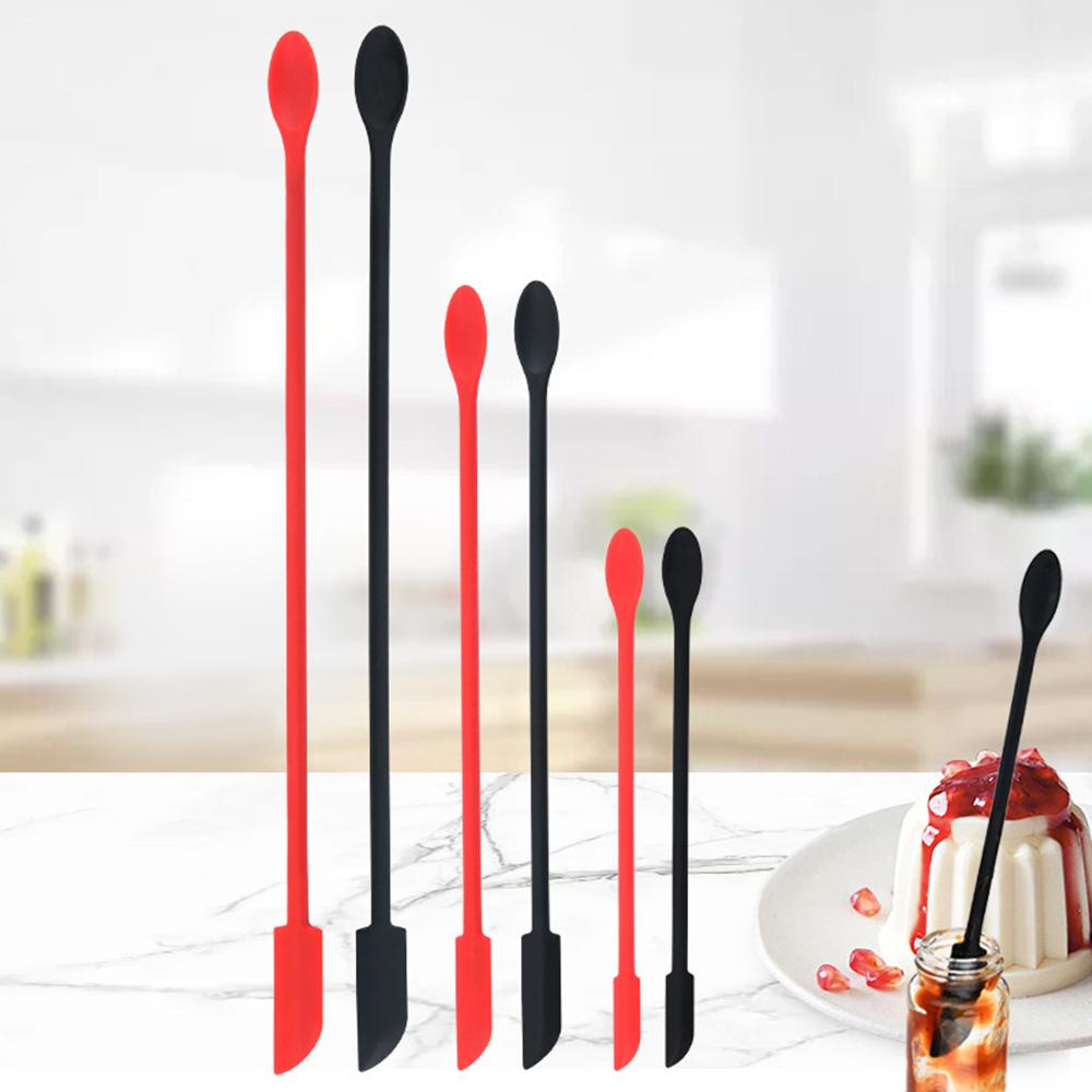 Solighter 3pcs Scraper New Spatula Fleksibel Sikat Wajah