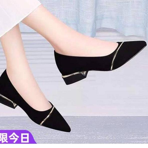 Sepatu pantofel kerja 2cm ys 913 - BVT.21Jl22н