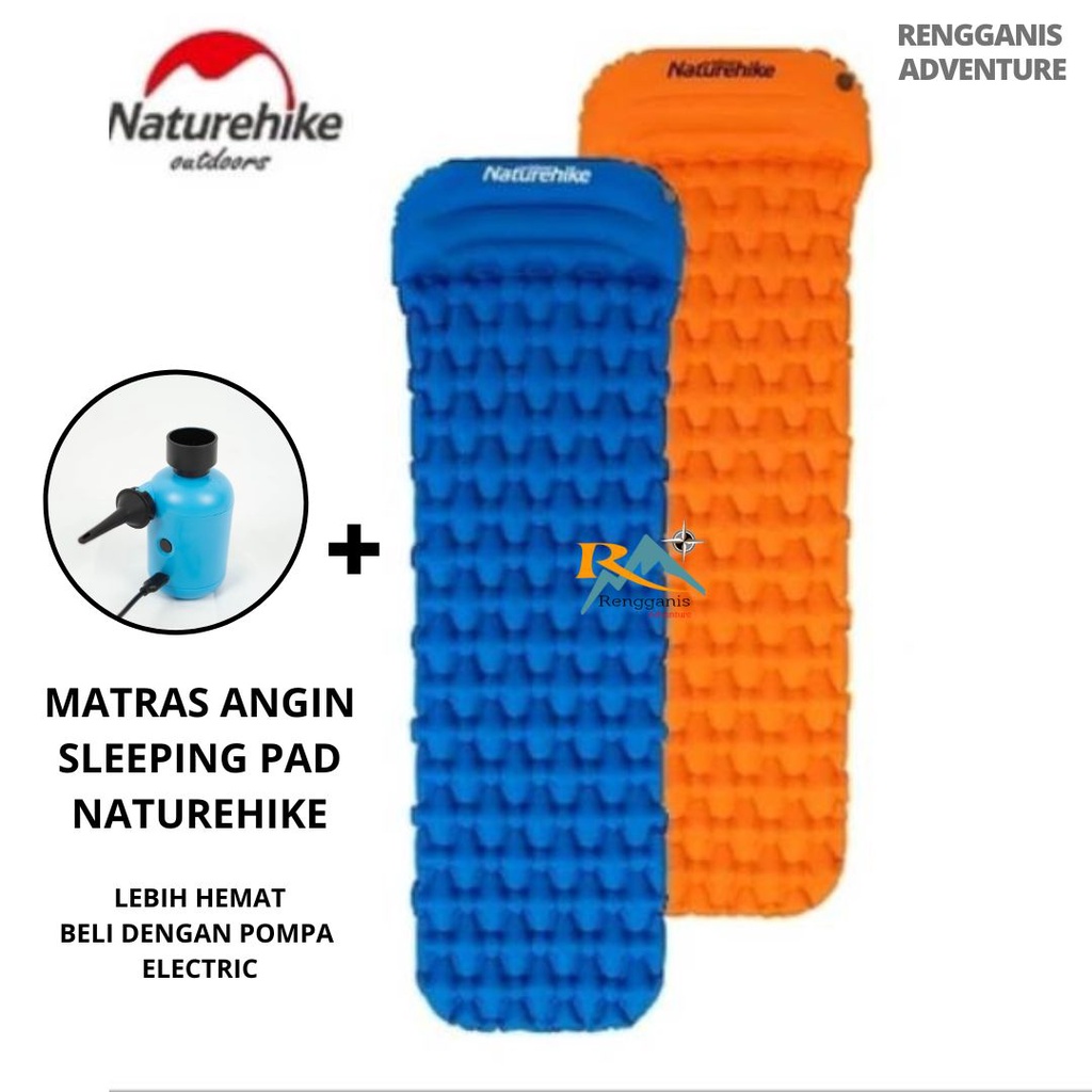 Matras Angin SLEEPING PAD NATUREHIKE NH19ZO012 FC 12 Kasur Angin Lipat