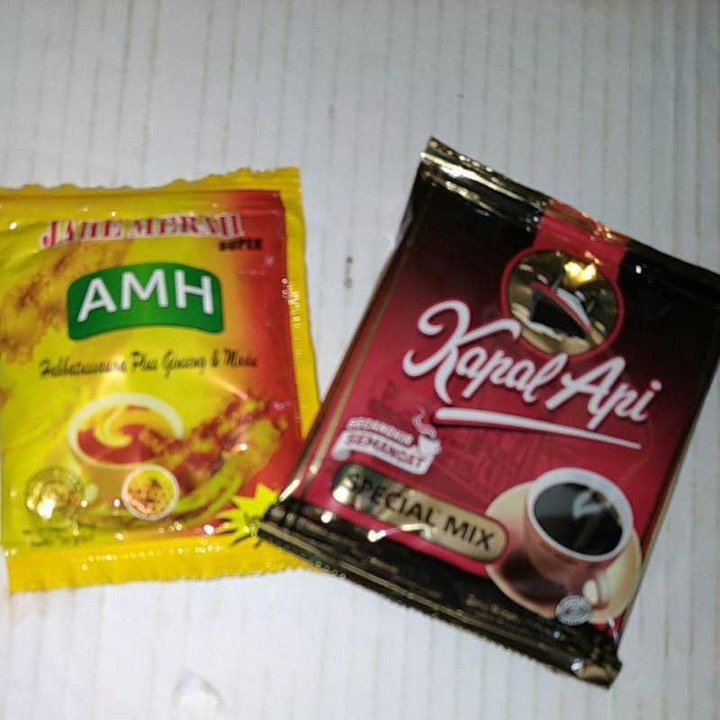 

Kopi Kapal Api plus jahe super 1 saset