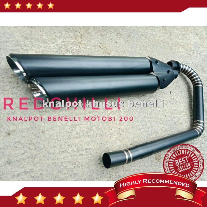 Jual Knalpot Benelli Motobi 200 Efi - Knalpot Benelli Motobi 200 Evo Full System