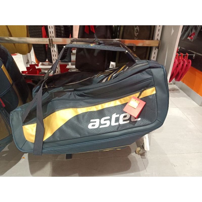 Tas badminton Astec legend series with thermo Original tebal isi 6 (Super Big Sale 50%)