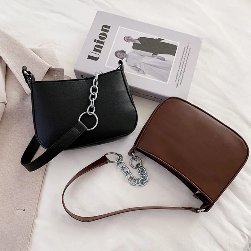 Shoulderbag Karin Tas Selempang Tali Rantai Kombinasi