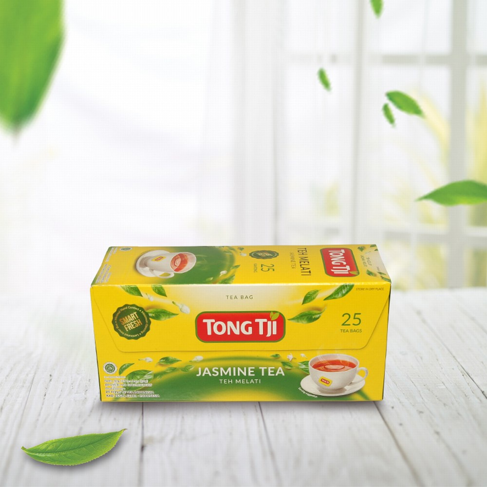 Tong Tji Jasmine Tea non Amplop 25s, Teh Celup per Karton isi 50 pack