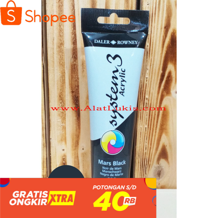 

Cat Akrilik System 3 150 ml warna Mars Black