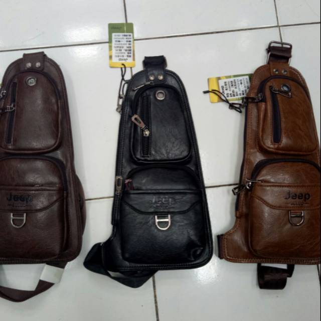 Sling bag/tas selempang depan pria