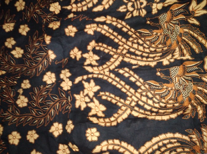 Batik Couple Keluarga Sania Ruffle Ori Ndoro Jowi Dnt Motif Cendrawasih Kuning