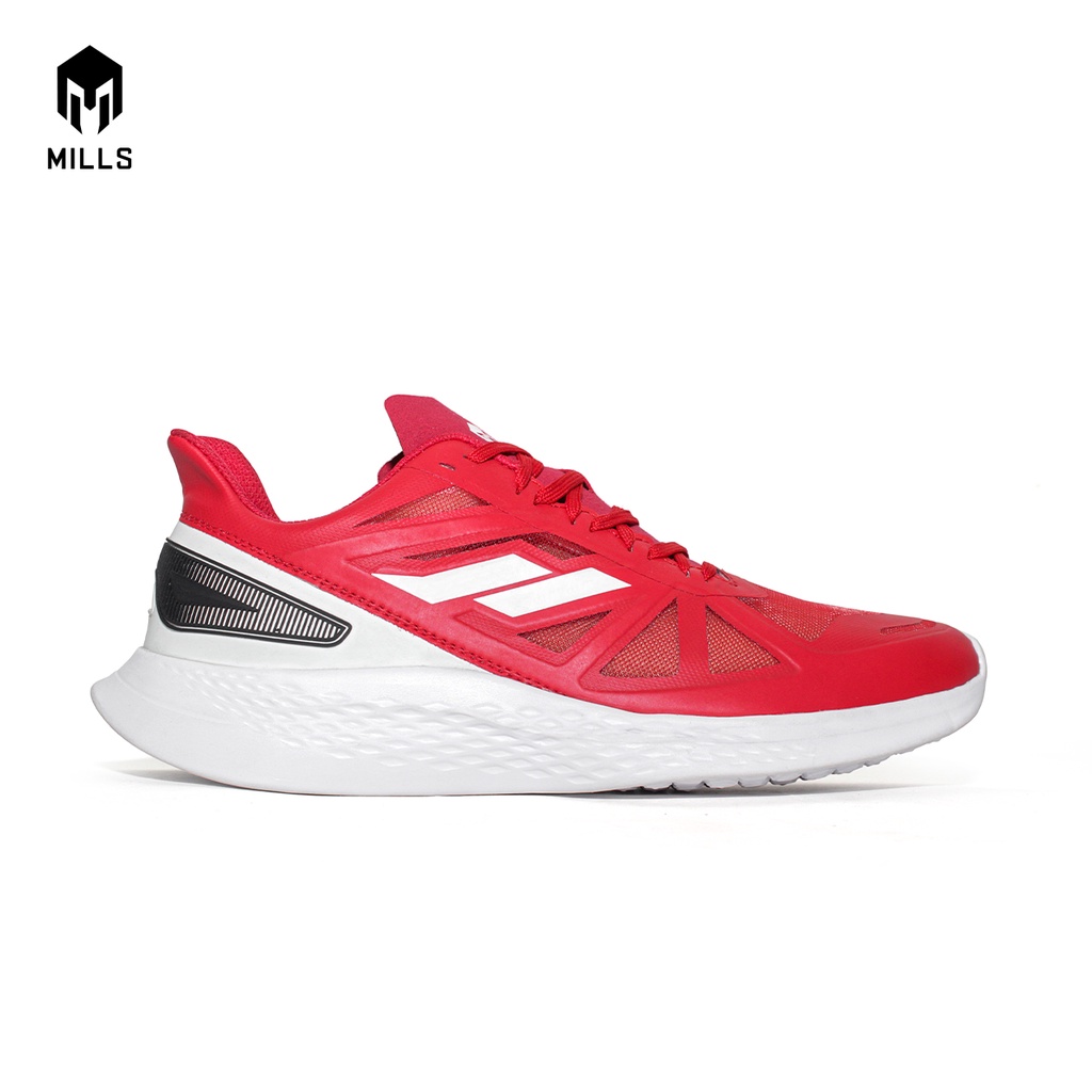 Sepatu Lari - Sepatu Running -MILLS - Sepatu Olahraga Treximo Saga Red/ White/ Black 9100303 - FX