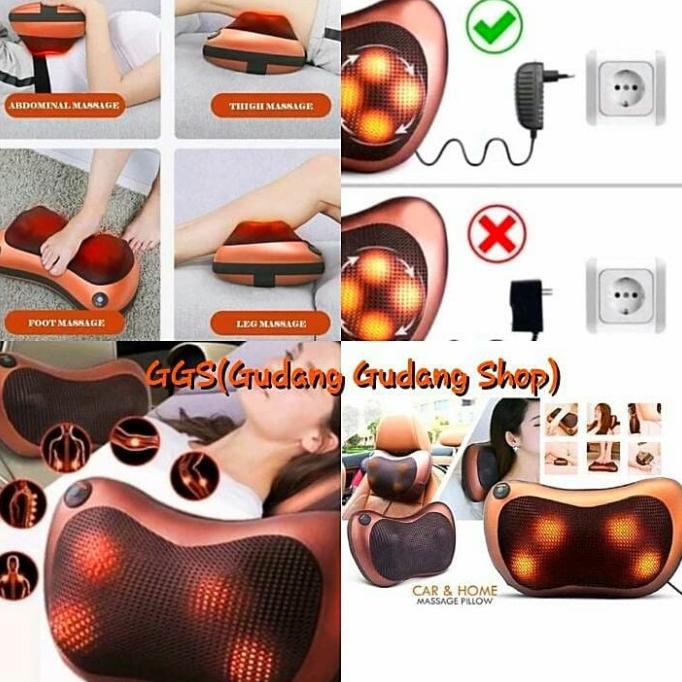 Bantal Pijat Elektrik Car and Home CHM 8028 - Message Pillow