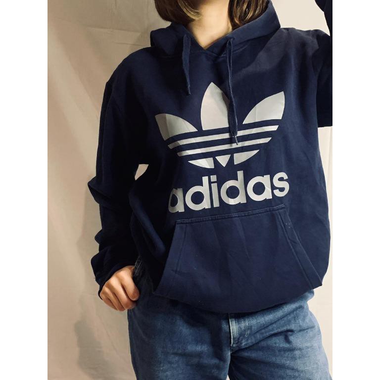 Hoodie Adidas Trefoil Navy