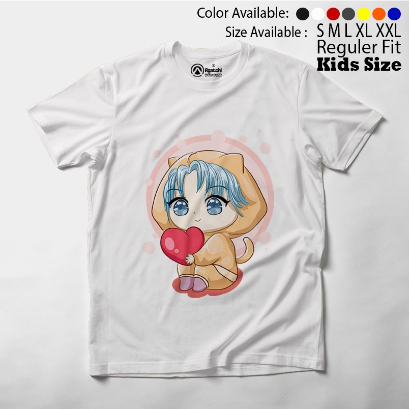 Baju Kaos Atasan Anak Perempuan Anime Girl