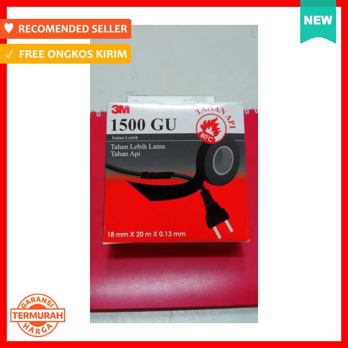 

Selotip & Double Tape - 3M Isolasi 1500Gu/ Scotch 1500Gu Black - Pengikat & Perekat