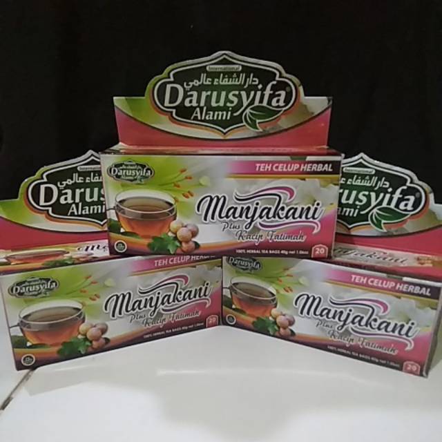 

Teh celup herbal manjakani plus kacip fatimah darusyifa