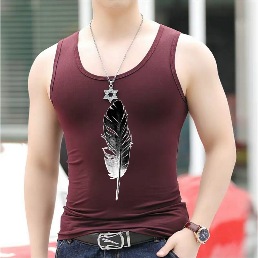 BISA COD / ALIFIO FASHION - SINGLET BULU / kaos dalam pria / singlet olahraga / terbaru